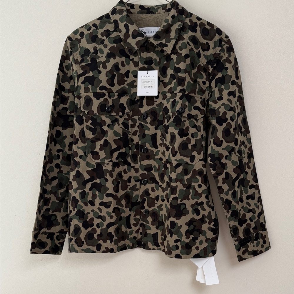 Sandro Men’s Camouflage Shirt